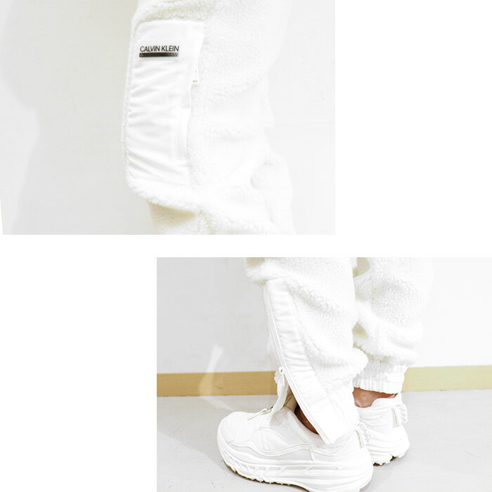 【SALE 40％OFF】Calvin Klein Performance(カルバンクライン パフォーマンス) 　シェルパフリースパンツ　4WF1P604　SHERPA FLEECE PANTS　ジョガー　レディース　ウィメンズ
