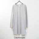 【SALE 40％OFF】Calvin Klein（カルバンクライン）ロングスリーブナイトシャツ　QS6762　L/S NIGHT SHIRT　長袖　カットソー　ワンピース　パジャマ　ルームウェア