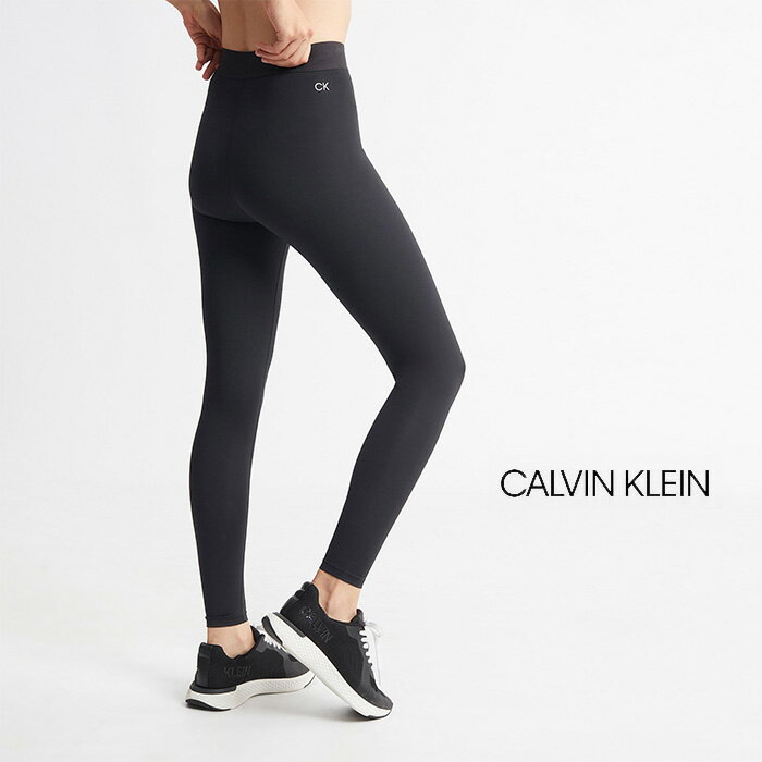 【SALE 30％OFF】Calvin Klein（カルバンクライン）エンボスアイコンモノリス　7/8タイツ　4WF2L615　EMBOSSED ICON MONOLITH 7/8 TIGHTS　レギンス