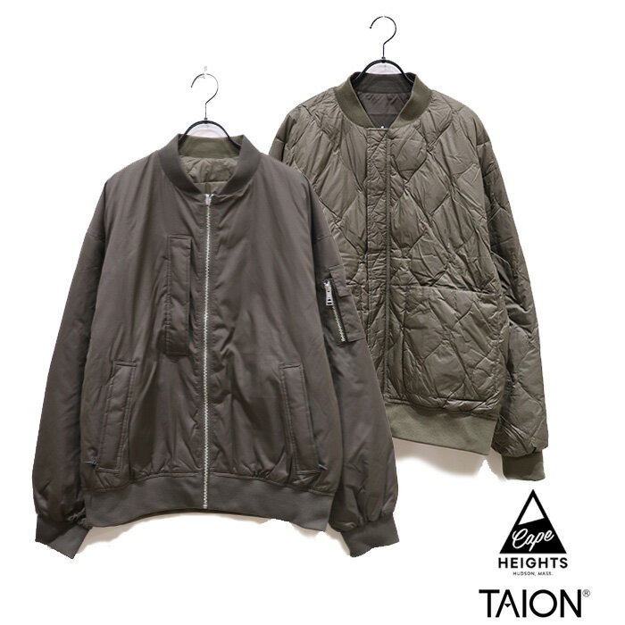 Rakuten - Cape HEIGHTS（ケープハイツ）GATELEY BOMBER×TAION　CHM25W1102　ボンバージャケット