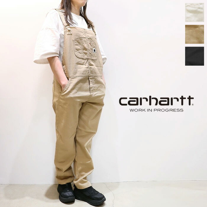 【SALE 40％OFF】CARHARTT WIP（カーハート）ウィメンズ オーバーオール I028634 W 039 BIB OVERALL ツナギ オーバーオール カジュアル ワーク レディース ボーダー