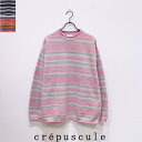 crepuscule(クレプスキュール)LIGHT MOSS STITCH P/O 2501-001 トップス
