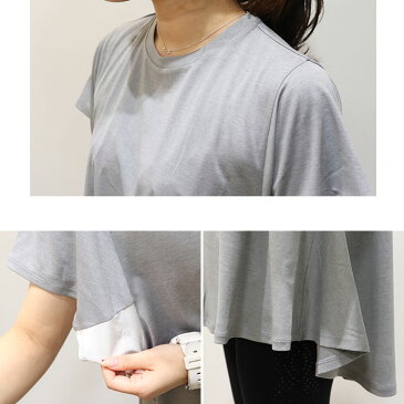 DANSKIN ダンスキン　ハイブリッドテックルーズティー(レディース) HYBRID TEC LOOSE TEE　DC50127