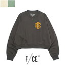 F/CE(エフ シーイー) エフシーイー RE スウェット 刺繍 クロップド カーディガン FSU12242U0003 RE SWEAT EMBROIDERY ...