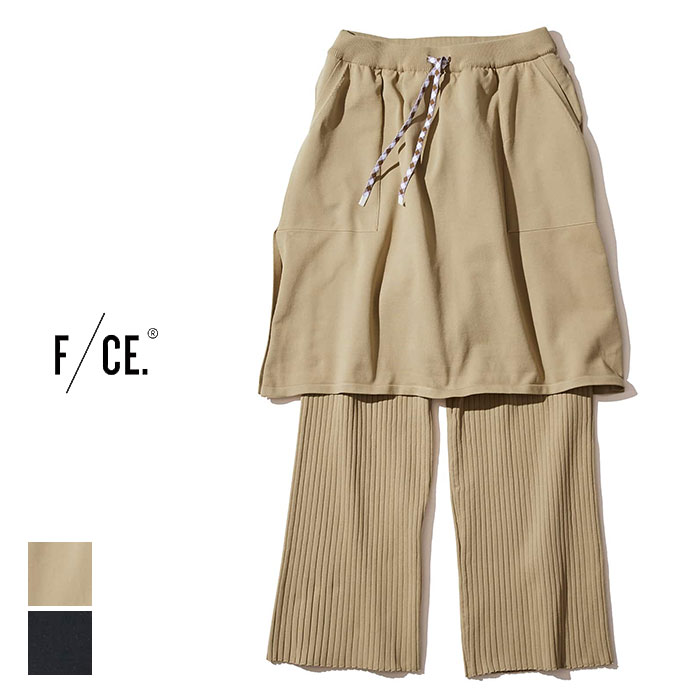 F/CE(エフ　シーイー)　ライトニットレイヤニングパンツ　F2002FCWPT0013　LIGHT KNIT LAYERING PANTS