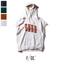 F/CE(エフ　シーイー) リサイクルコットン フーディ　F2101FCWCU0008R　RECYCLE COTTON BORED HOODIE　スウェットパーカー　フレンチスリーブ　ウィメンズ　レディース