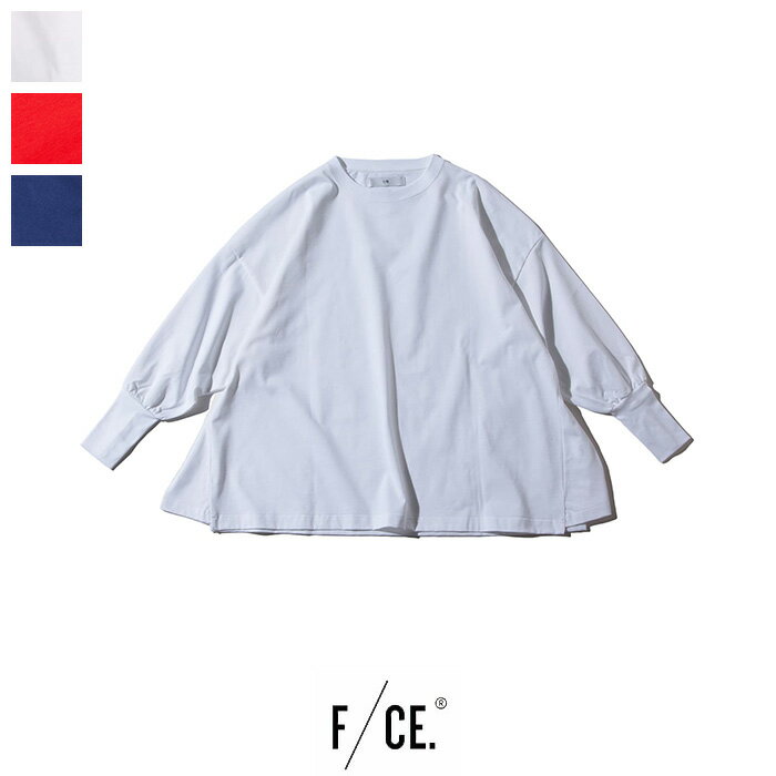 F/CE(エフ　シーイー)　ギャザー Tシャツ　FSU05221W0005　GATHERED T-SHIRT　ロングスリーブTシャツ　ウィメンズ　レディース