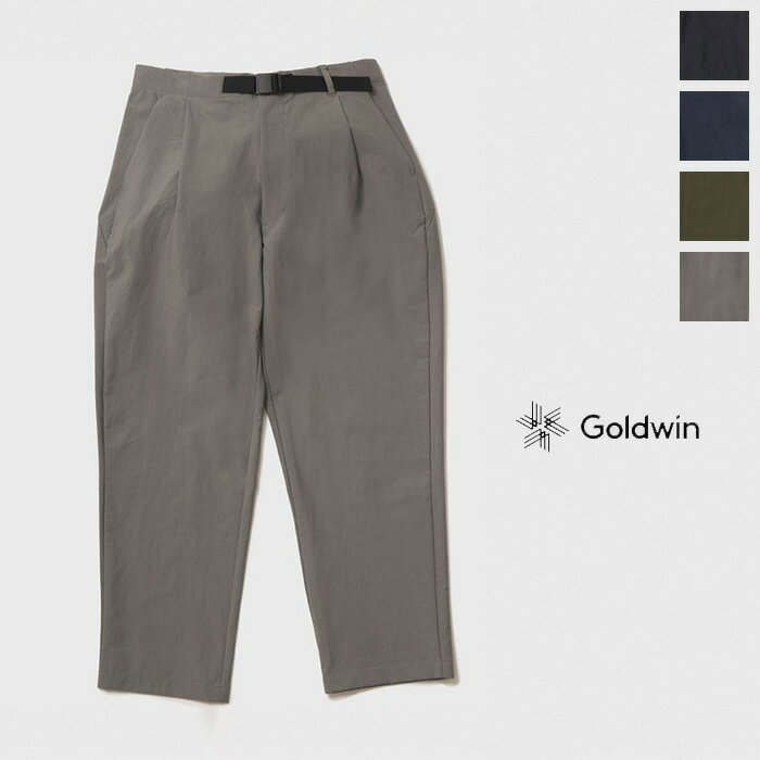 【SALE 30％OFF】GOLDWIN(ゴールドウィン) ワンタックテーパードストレッチツイルパンツ（メンズ）GM71155P One Tuck Tapered Stretch Twill Pants