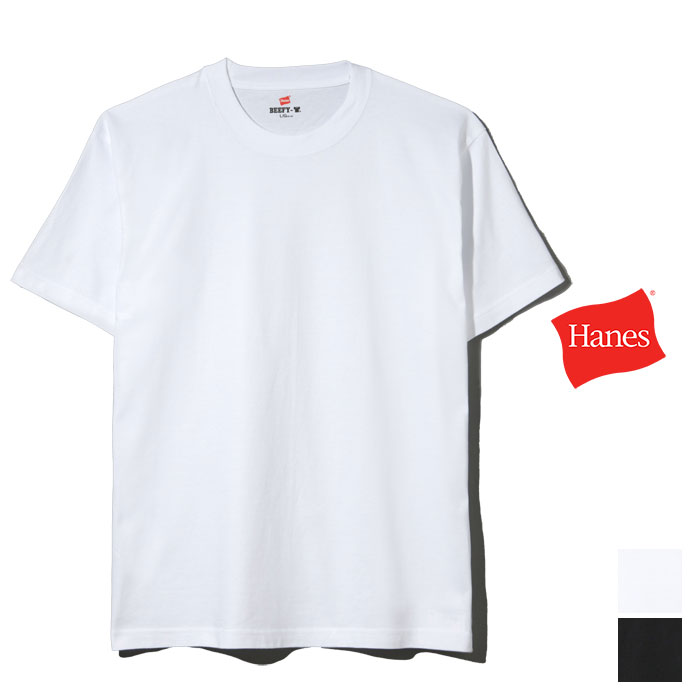 Rakuten - HANES （ヘインズ）2P BEEFY-T Tシャツ 　H51802　シンプル　無地　半袖　Tシャツ　ビーフィー