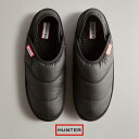 【SALE 40％OFF】HUNTER（ハンター）レディース パファー スリッパ WFF1006RSP WOMENS PUFFER SLIPPER 室内外 マイクロファイバーフリース