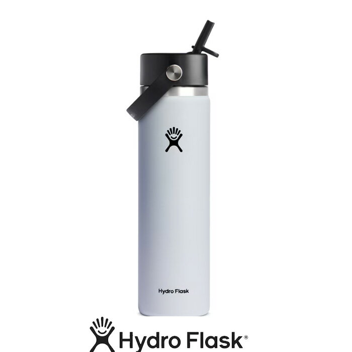 Rakuten - Hydro Flask（ハイドロ フラスク）HYDRATION 24oz WIDE MOUTH FLEX STRAW　89014501　水筒　アウトドア