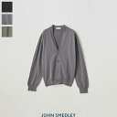 【SALE 30％OFF】JOHN SMEDLEY (ジョンスメドレー) 24G 長袖 Vネックカーディガン【SWEATER SERIES】　S4578　MENS CARDIGAN VN LS