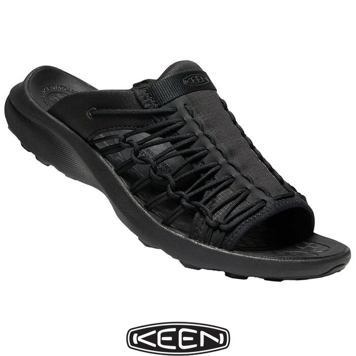 KEEN (キーン) UNEEK SNK SLIDE 1024894 メンズ ユニークスニーク スライド BLACK/BLACK