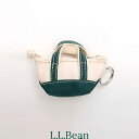 L.L.Bean (エルエルビーン) トート バッグ キー チェーン 268887 Tote Bag Key Chain ミニチュア版キーチェーン アクセサリー ギフト