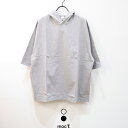 【SALE 30％OFF】mocT（モクティ）タフジャージ オーバーサイズ フード Tシャツ M09-1214 TOUGH JERSEY OVERSIZE HOODED TEE 半袖 カットソー