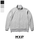 MXP（エム　エックス　ピー）ライトウォーム スウェット フルジップスタンドカラー(ユニセックス)　MU30321　FULL ZIP STUND COLLAR　パイル素材　ラグラン　リラックス　デイリー　ユニセックス