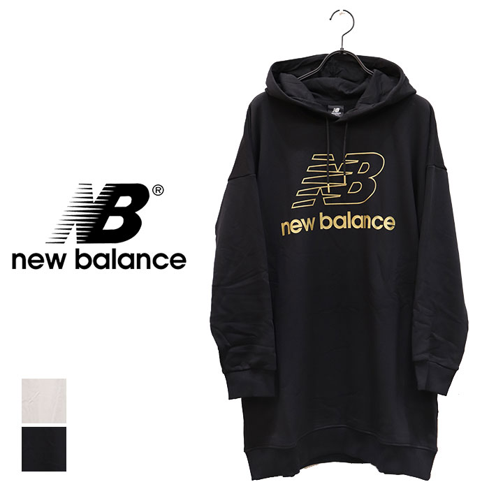 【スーパーセール 50％OFF】new balance (ニューバランス)　レディース　SWEATSHIRT HOODIE DRESS　WD03501　スウェット フーディー ドレス