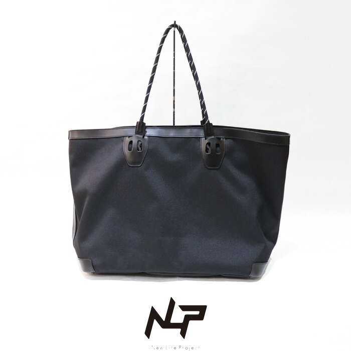 NEW LIFE PROJECTʥ˥塼饤եץȡ˥Х 磻ɥȡLNLW221T06010001ECO CANVAS WIDE TOTE L