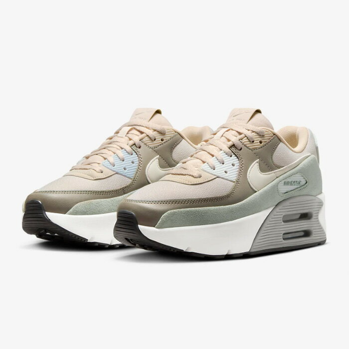 NIKE(ナイキ)ナイキ エア マックス 90 LV8　FD4328　ウィメンズシューズ　90 LV8　厚底　SNDDRFT/LT BN-LT ARM　FD4328-108のサムネイル