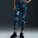 【SALE 20%OFF】NIKE(ナイキ)ウィメンズ ハイウエスト 7/8 プリント レギンス FZ7276 ナイキ WSDFワンHRAO 7/8 タイツ1 ハイウエスト レギンス ヨガ ランニング ピラティス FZ7276-478 アーモリーネイビー/ブラック