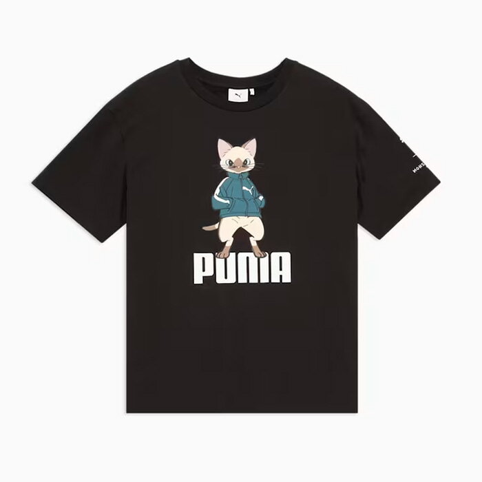PUMA （プーマ ）PUMA x モンスターハンターワイルズコレクション 636486_51 モンスターハンター 半袖 Tシャツ アイルー