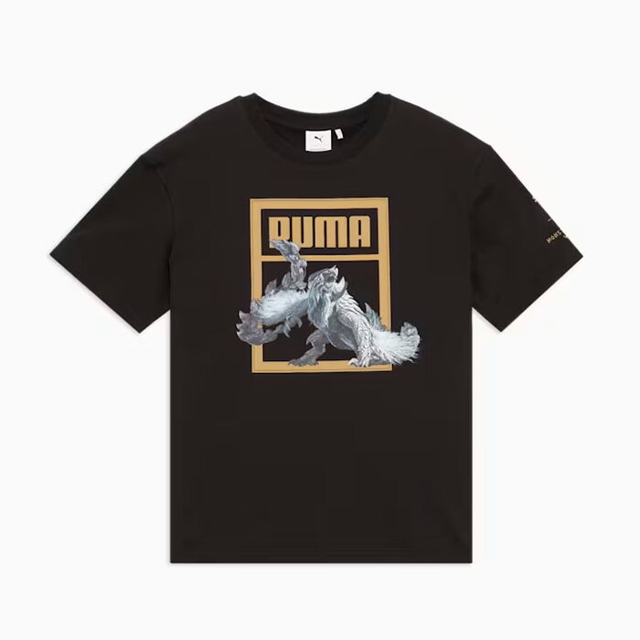 PUMA （プーマ ）PUMA x モンスターハンターワイルズコレクション 636486_01 モンスターハンター 半袖 Tシャツ アルシュベルド グラフィック