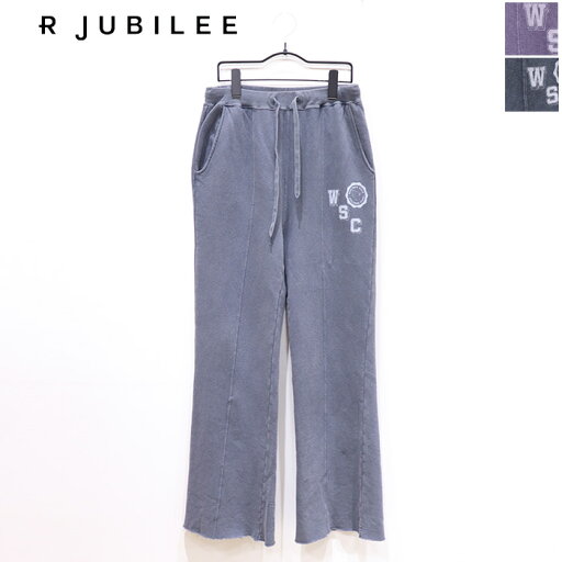 R JUBILEE(アールジュビリー)フレアスウェットパンツ FLARE PRINT SWEAT PANTS RJ24210005 リラックス スウェット フレア 日常 R JUBILEE(アールジュビリー)フレアスウェットパンツ FLARE PRINT SWEAT PANTS RJ24210005 リラックス スウェット フレア 日常