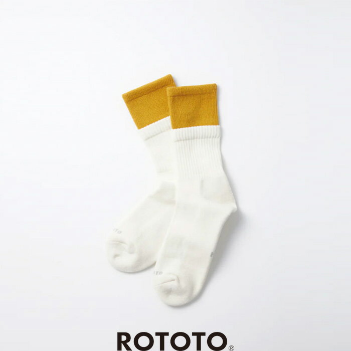 ROTOTOiggj I[KjbNRbg_uC[N[\bNX@R1421@ORGANIC COTTON DOUBLE LAYER CREW SOCKS@C