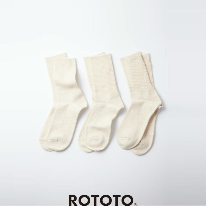 ROTOTOiggj I[KjbNRbgu\bNX3pbN@R1427@ORGANIC DAILY 3 PACK RIBBED CREW SOCKS@C