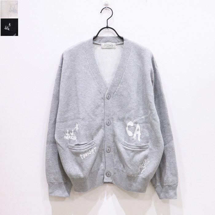 Rakuten - 【SALE 20％OFF】J.J MERCER（ジェイジェイマーサー）KNIT & SEWN CARDIGAN(HLEX)　JME-25W50BHE　プリント　カーディガン　HULLE別注商品