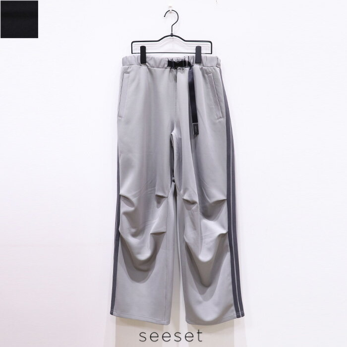 乐天商城 - 【SALE 20％OFF】seeset（シーセット）UTILITY JERSEY WIDE　SE253812　ワイドパンツ