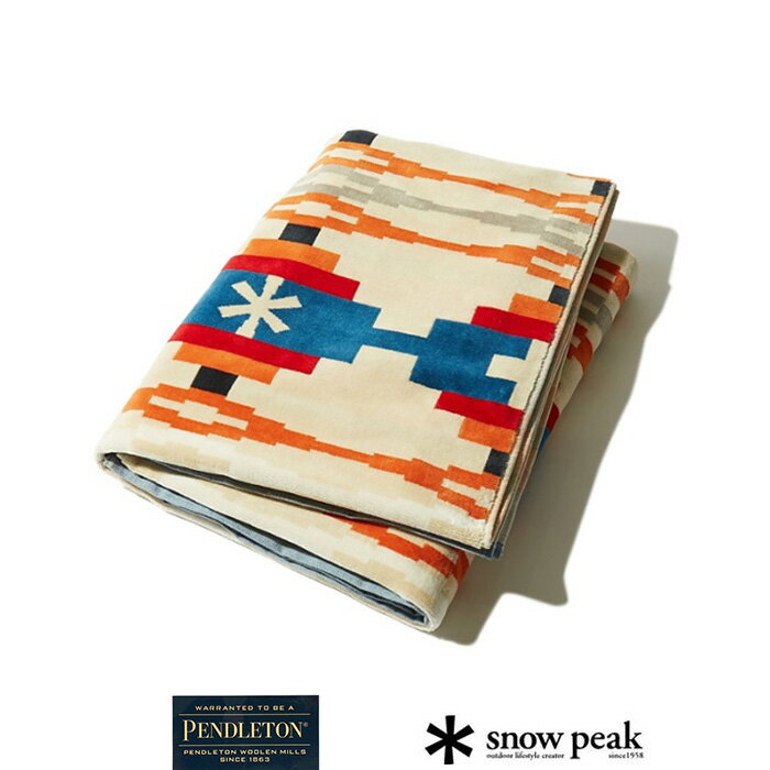 【SALE 30％OFF】snow peak（スノーピーク）snow peak×PENDLETON　ペンドルトン タオル ブランケット　SP / PENDLETON TOWEL BLANKET　SI-PD-23SU002BG　アウトドア　レジャー　キャンプ　家使い