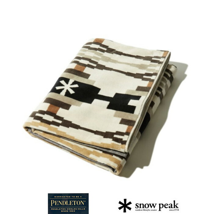 【SALE 30％OFF】snow peak（スノーピーク）snow peak×PENDLETON　ペンドルトン タオル ブランケット　SP / PENDLETON TOWEL BLANKET　SI-PD-23SU002IV　アウトドア　レジャー　キャンプ　家使い