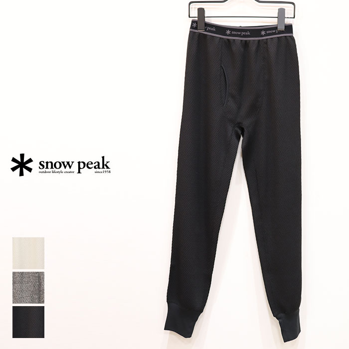 【スーパーセール 50％OFF】snow peak　スノーピーク　 ドライサーマルレギンス DRY THERMAL LEGGINGS SW-19SU00603