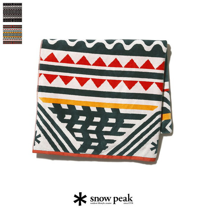 snow peak　スノーピーク　snow peak×PENDLETON　ペンドルトン タオル ブランケット　SP / PENDLETON TOWEL BLANKET　SI-PD-21SU001　キャンプ　アウトドア　ジャガードバスタオル　オーバーサイズ