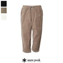 【SALE 40％OFF】snow peak(スノーピーク) Micro Fleece Pants M PA-21AU005 マイクロフリースパンツM メンズ ストレッチ アウトドア