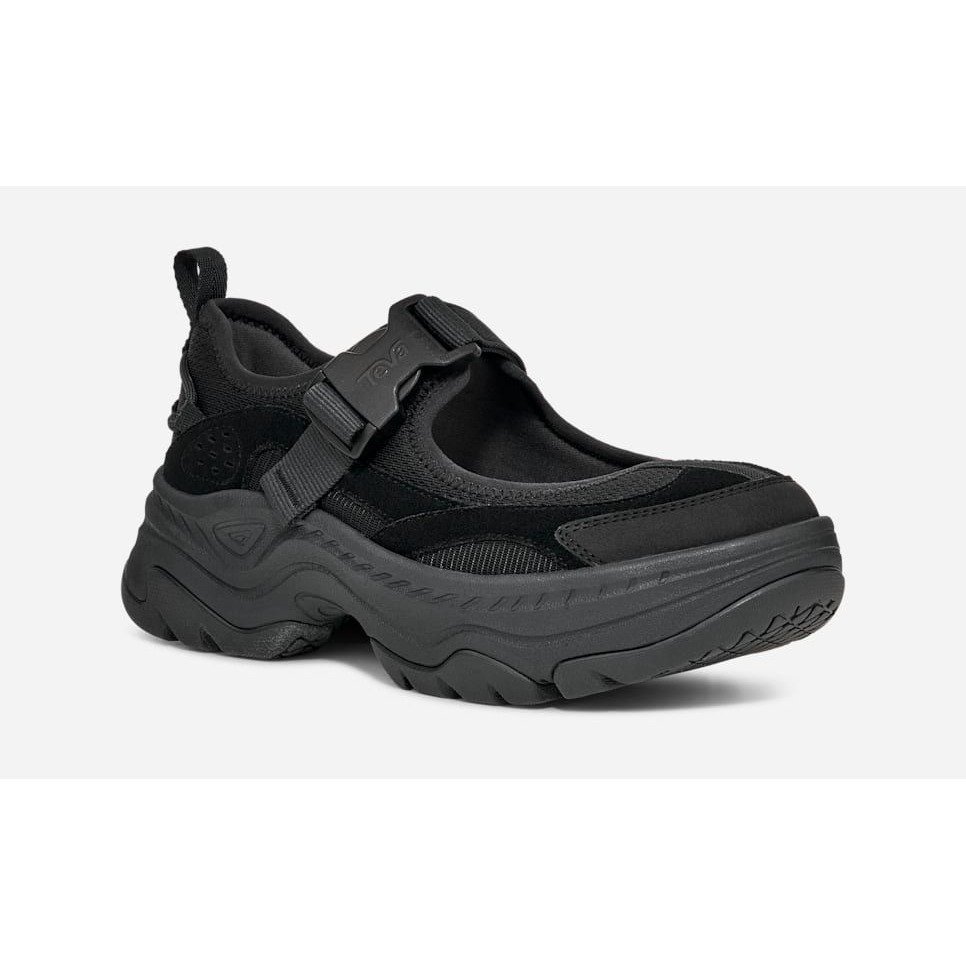TEVA（テバ） AMPSOLE GAILA MARY JANE アンプソール ガイラ メリージェーン シューズ レディース 厚底 プラットフォーム バックル BLACK/BLACK HUMMUS 1176481
