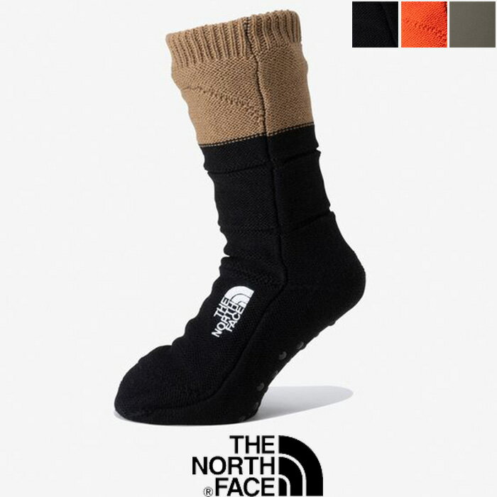 THE NORTH FACE（ザ ノースフェイス）ヌプシ ブーティ ソックス（ユニセックス）NN82233 Nuptse Bootie Socks ウィンタールームソックス ルームソックス 抗菌防臭 ボアフリース ギフト リラックス 親子連動