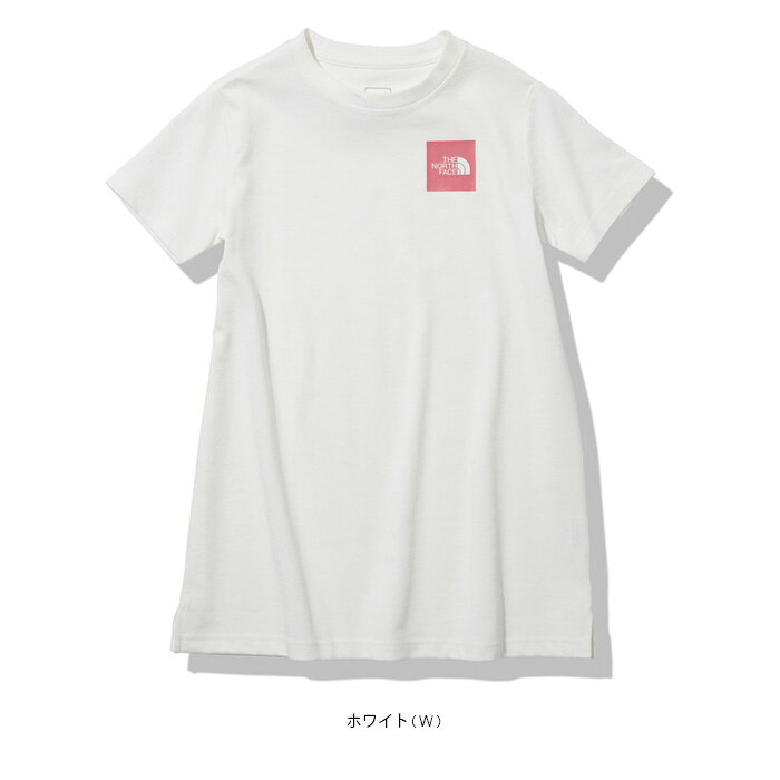 【SALE 30％OFF】THE NORTH FACE (ザ ノースフェイス) ガールズショートスリーブワンピースティー（キッズ／ガールズ）NTG32147　G S/S Onepiece Tee　半袖　クルーネック　アウトドア　デイリーユース　通学