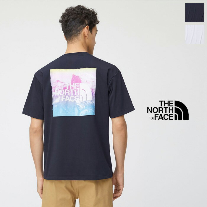 THE NORTH FACE (ザ ノースフェイス) ショートスリーブスクエアハーフドームティー（メンズ）NT32249　S/S Square Half Dome Tee　半袖　カットソー　ボックスロゴ