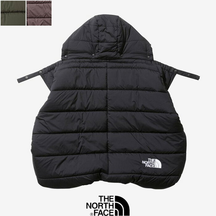 THE NORTH FACE (ザ ノースフェイス) シェルブランケット（ベビー）　 NNB72301　Baby Shell Blanket　ブランケット　ベビー　はっ水加工　ポケッタブル　キャンプ　マタニティ　フード取り外し可能　抱っこひも　保温性　カバー