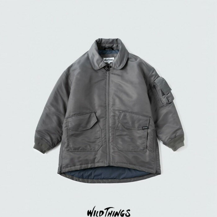 【SALE 30％OFF】WILDTHINGS（ワイルドシングス）CWU-107Pハーフコート　WTW23108SN-332-55　CWU-107P HALF COAT　アウター　レディース