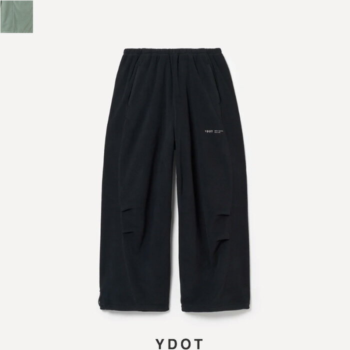 Rakuten - 【SALE 20％OFF】YDOT (ワイドット) TECH FLEECE CIRCLE BUGGY PANTS　YU61605　マイクロフリース　フリースパンツ　セットアップ対応　パンツ