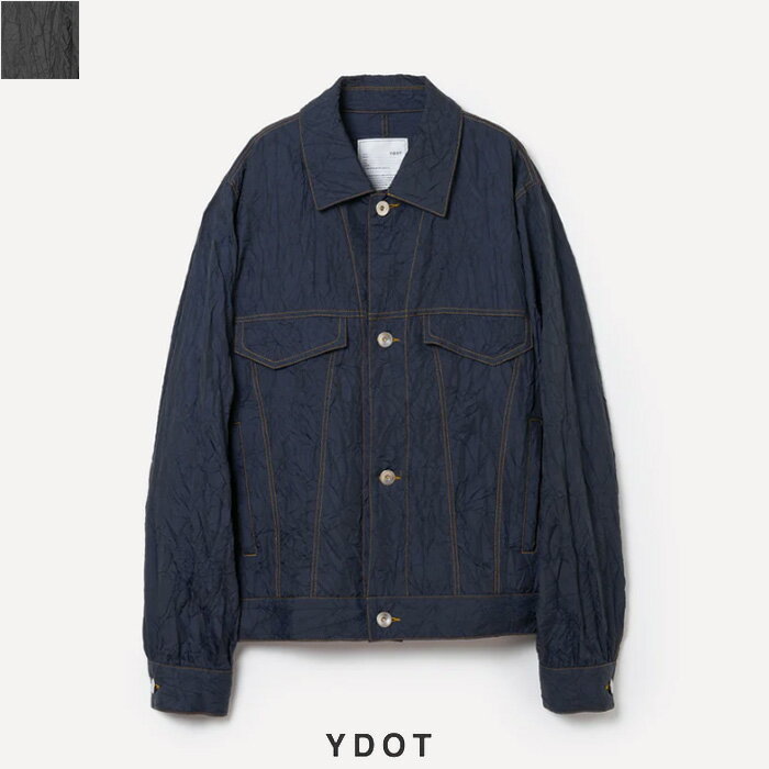 Rakuten - YDOT (ワイドット)WRINKLE NYLON TT JACKET　YU41703　撥水加工　ショート丈
