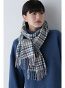 【SALE/49%OFF】◆マルチカラーチェックマフラー human woman ヒューマン ウーマン ファッション雑貨 スカーフ・バンダナ グレー【RBA_E...
