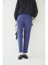 【SALE/50%OFF】◆2WAYストレッチスリムストレートパンツ human woman ヒューマン ウーマン パンツ その他のパンツ グレー ブルー【RB...