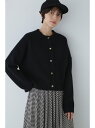 【SALE／36%OFF】◆ビジューボタンニットカーディガン human woman ヒューマン ウーマン トップス ニット ブラック レッド【RBA_E】【送料無料】[Rakuten Fashion]