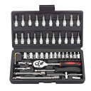 ソケットレンチ ラチェットレンチ 工具セット 差込角6.3mm(1/4...(3)