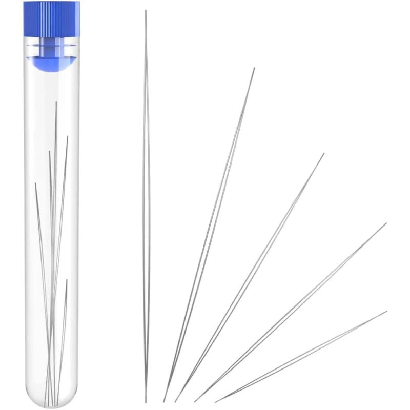 ビーズ針 ビーズ通し針 超極細針 糸通し ビーズ通し ビーズ刺繍針 ビーズ織り針 手作り DIY 縫製 手芸..