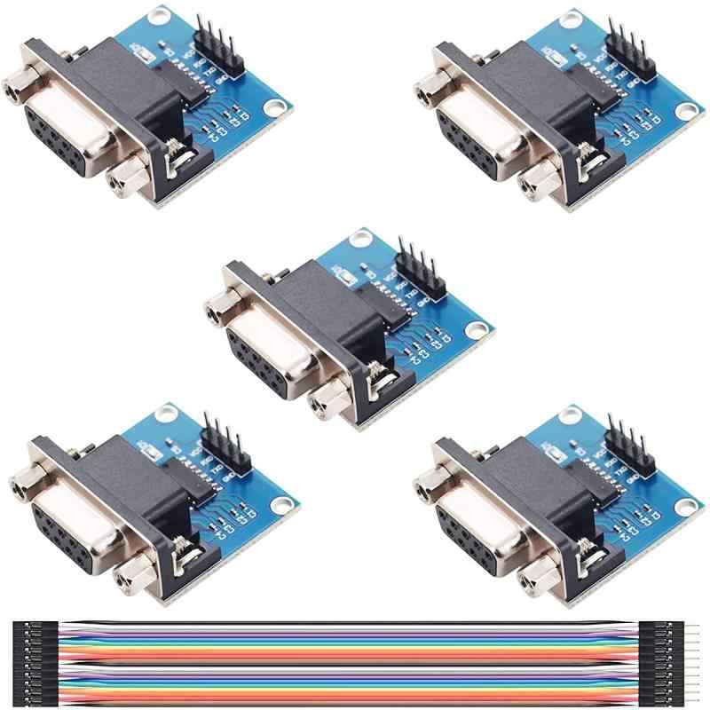 Youmile 5 RS232-TTL⥸塼MAX3232 RS232-TTL᥹ꥢݡȥС⥸塼 DB9ͥ3...